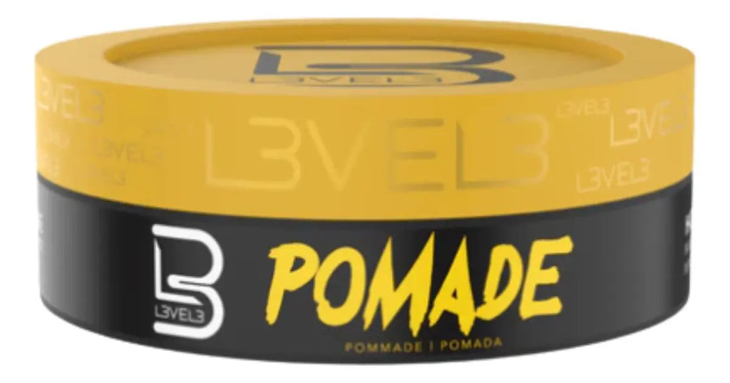 Cera Pomada Level 3 Dorada - Fijación Máxima y Brillo Profesional 150g