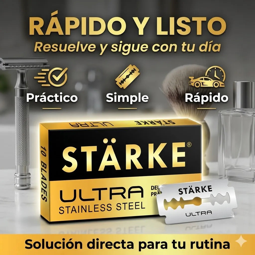 Hojillas De Afeitar Starke Ultra Cuchillas 100pcs Navajas