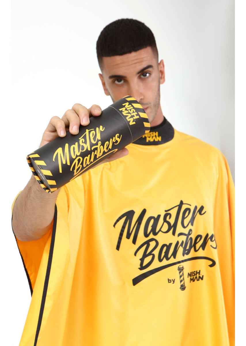 Capa de Corte Profesional Nishman Master Barber - Tela Nano Micro Premium