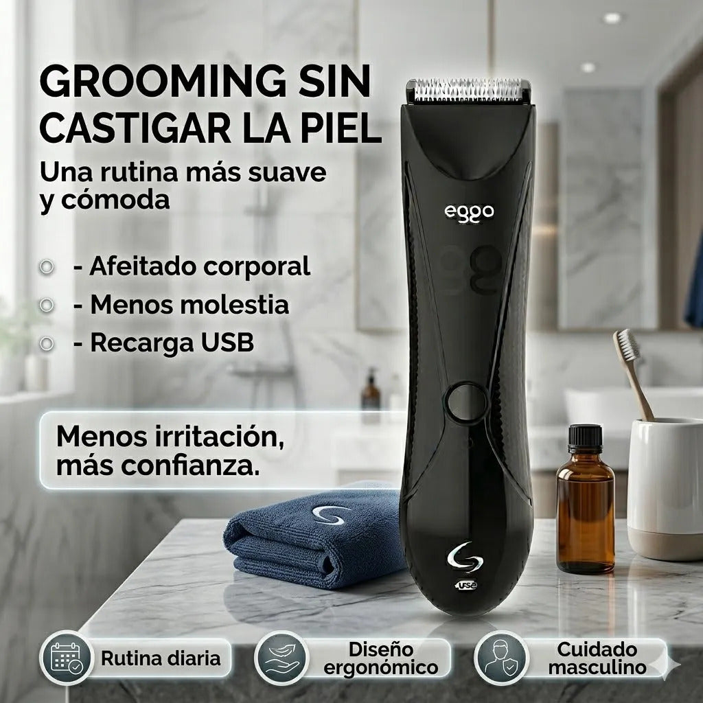 Afeitadora Corporal Gama Eggo Rasuradora Inalámbrica Usb
