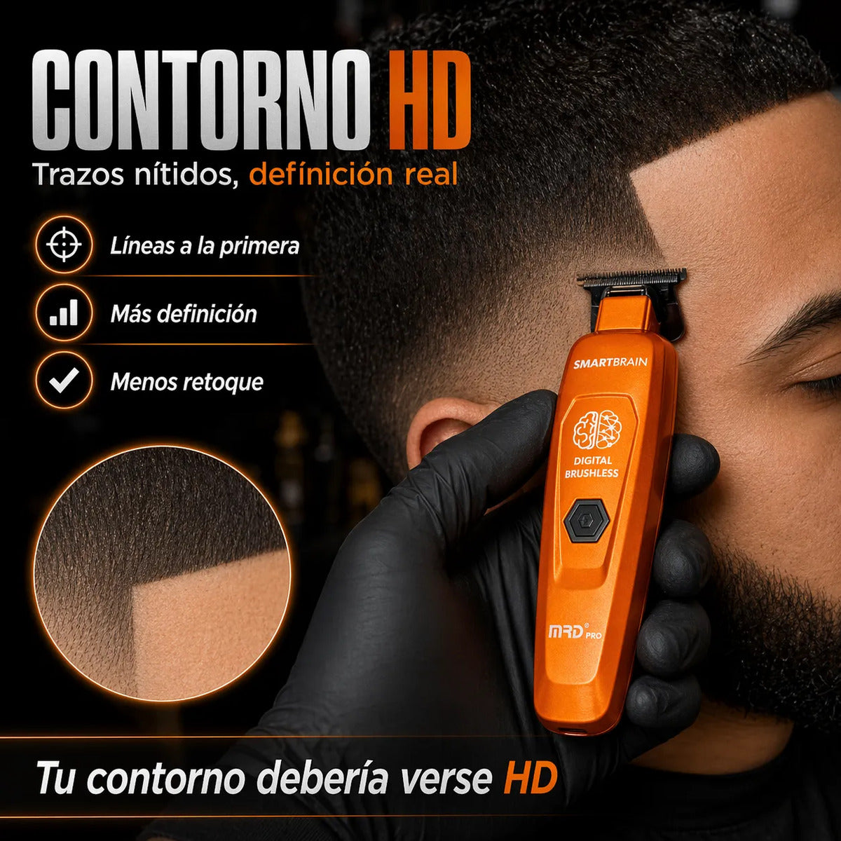 Trimmer Mrd Profesional Gmt-90-4 Maquina Para Cortar El Pelo