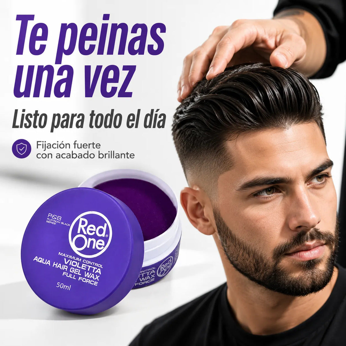 Cera Capilar Red One Look Barber Extra Fuerte Violetta 150ml