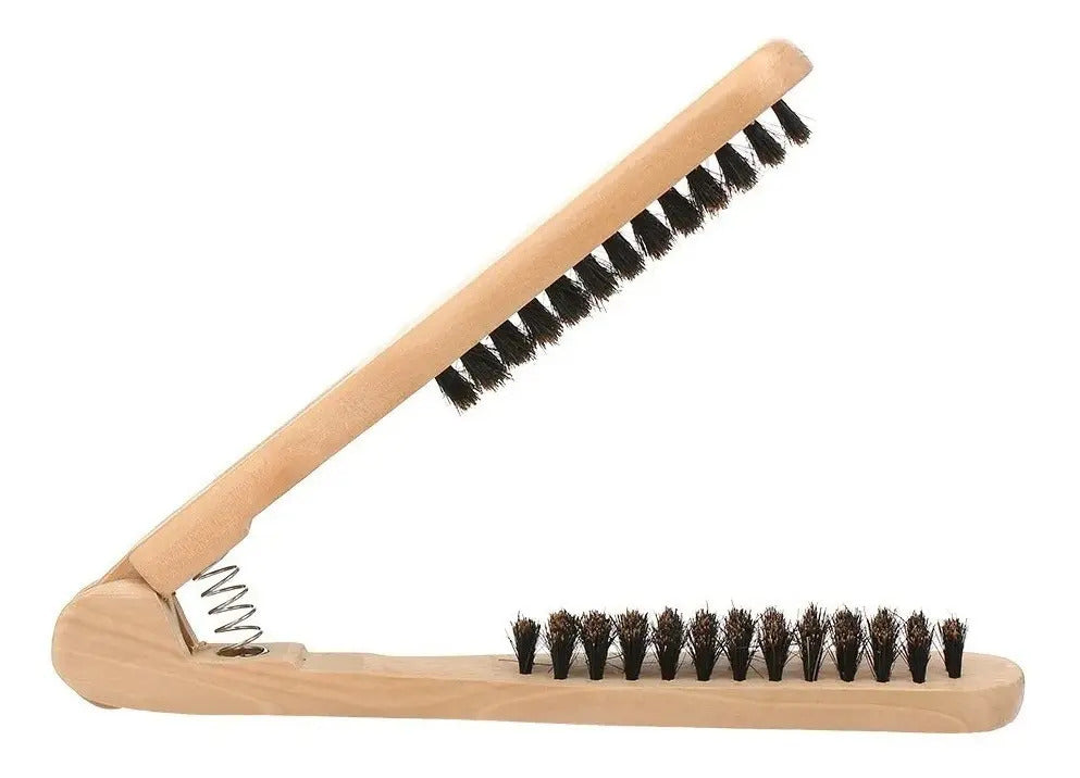 Pack de 3 Cepillos de Madera Profesionales para Alisado de Cabello