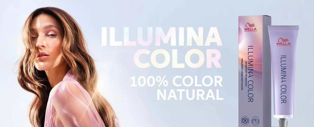 Tinte Wella Illumina Color Profesional Brillo Intenso Cobertura Canas