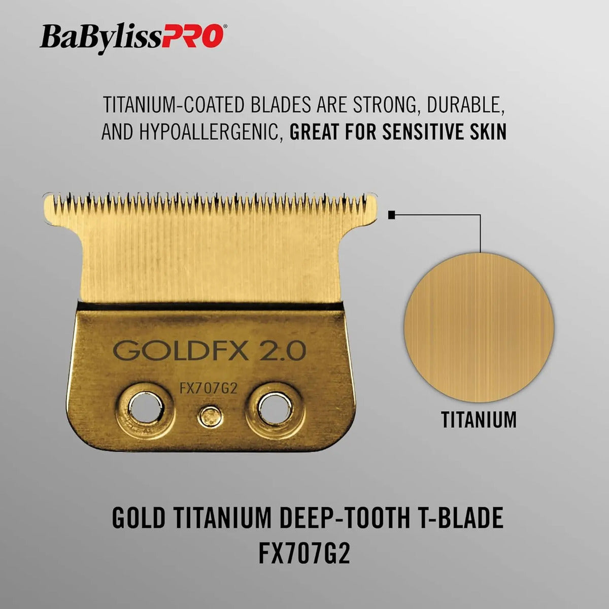 Cuchilla Repuesto Para Trimmer Babylisspro Goldfx2.0 Fx707g2