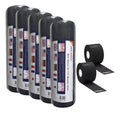 Combo 25 Pcs Papel Cuello Negro Insumo Barberia Cubre Cuello Negro
