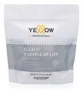 Polvo Decolorante Yellow Alfaparf 500g - Aclara 9 Tonos con Quinoa y Aloe