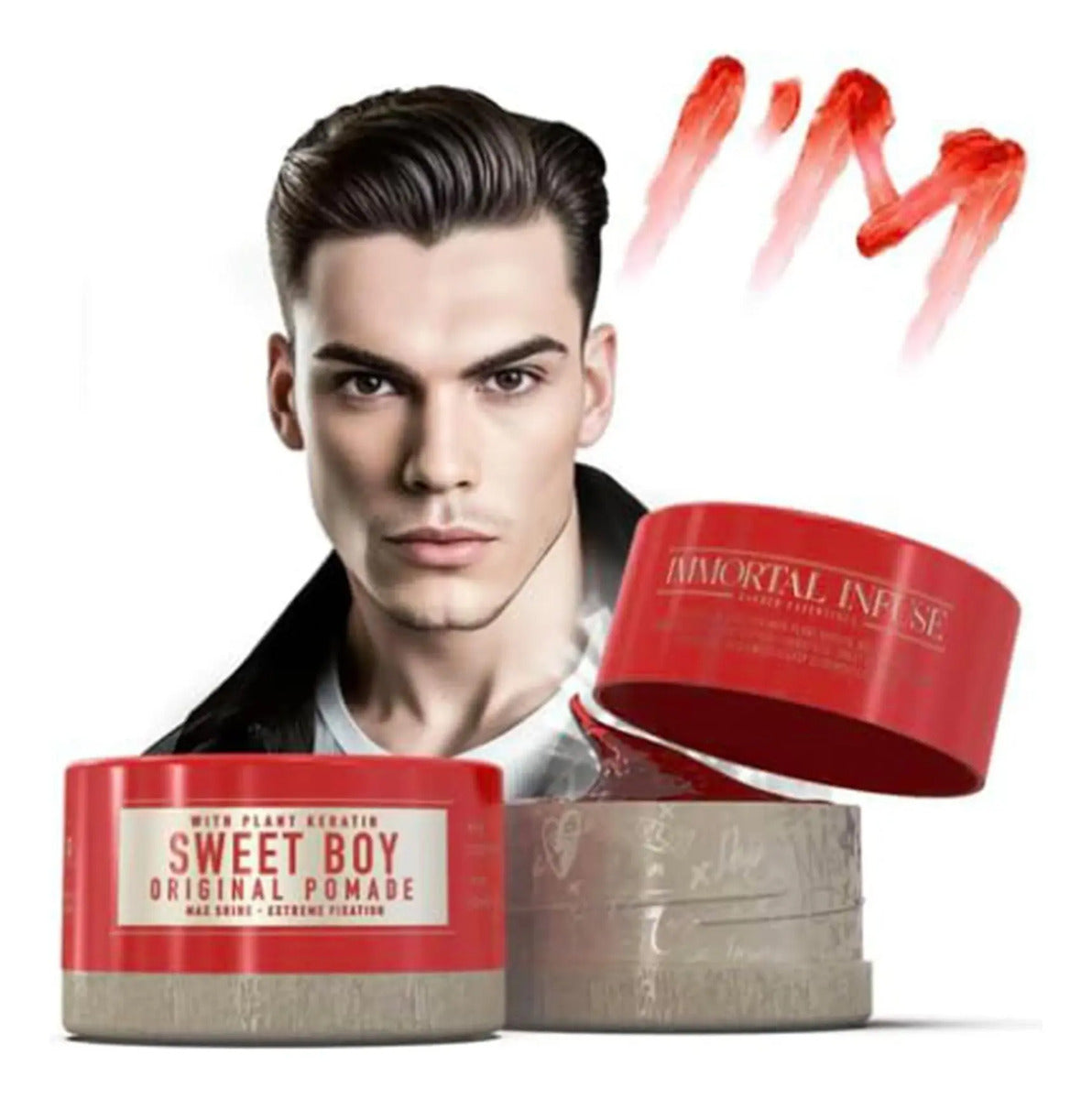 Cera Immortal NYC Sweet Boy Original Pomade - Alta Fijación y Brillo 150ml