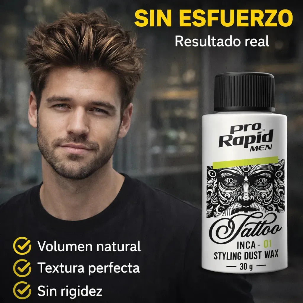 Polvo Texturizador Pro Rapid Cabello Fijación Rápida Barberia