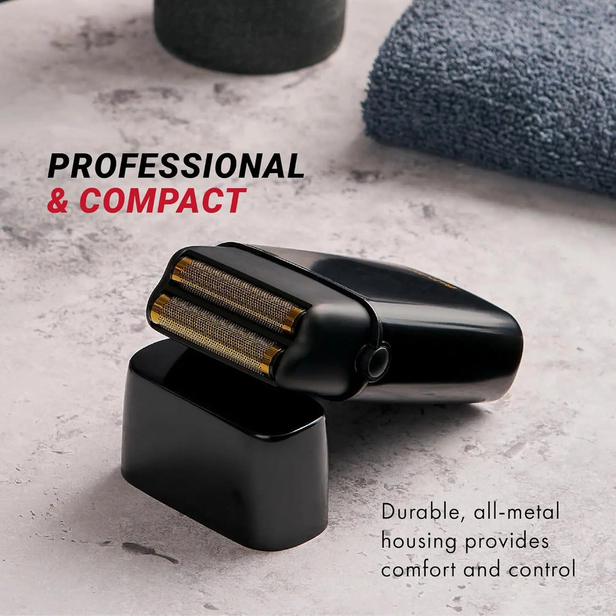 Afeitadora BabylissPRO FX02 Gold Shaver Inalámbrica Doble Foil