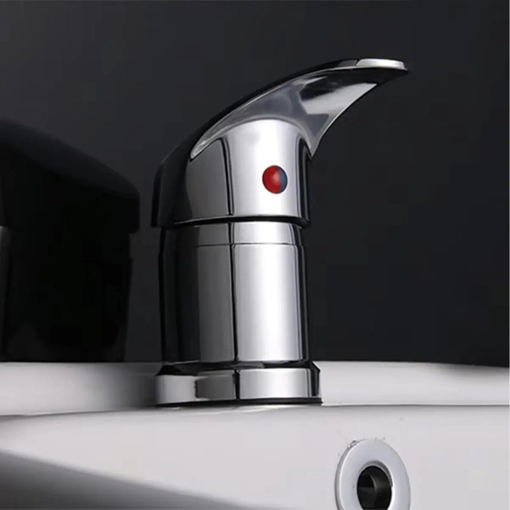 Llave Monocomando Lava Pelo Fijo Peluqueria Color Plateado Cromado