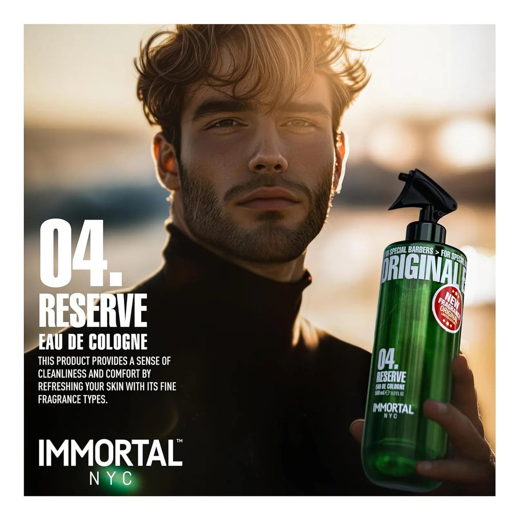 After Shave Immortal Premium Reserve 04 - Loción en Spray Profesional 500ml