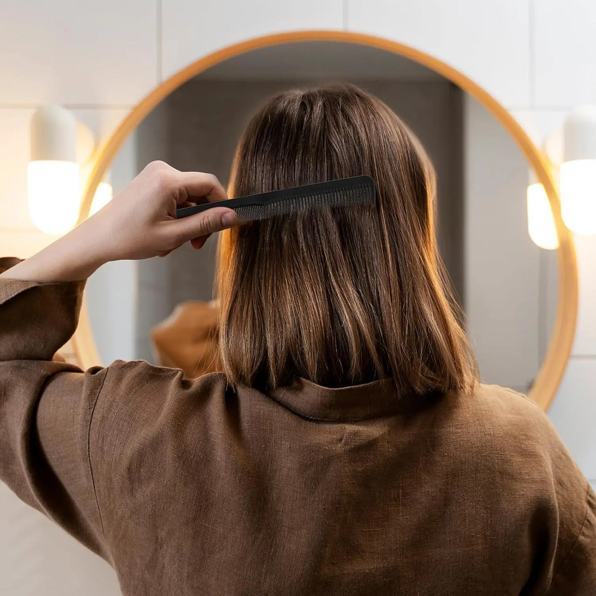 Peine de Corte Profesional Fino para Barbería y Peluquería – Alta Precisión