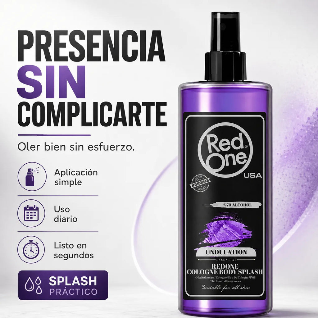 After Shave  Redone Después Afeitar Colonia Undulation 400ml