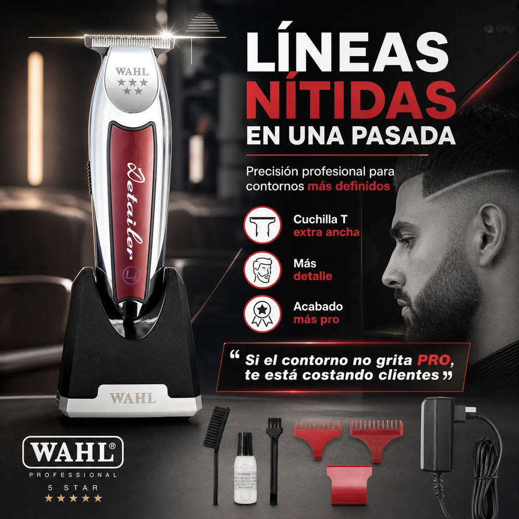 Recortadora Wahl 5 Star Cordless Contornos Profesionales