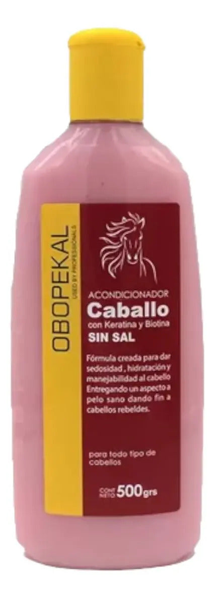 Acondicionador Obopekal Keratina 500ml - Sin Sal y con Brillo Intenso