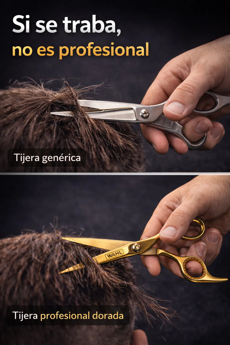 Tijera Profesional 6.5 Corte Pelo Suave Filo Navaja Wahl