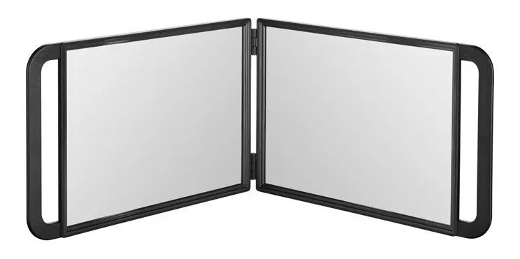 Espejo Retrovisor Doble Barberia Peluqueria De Mano