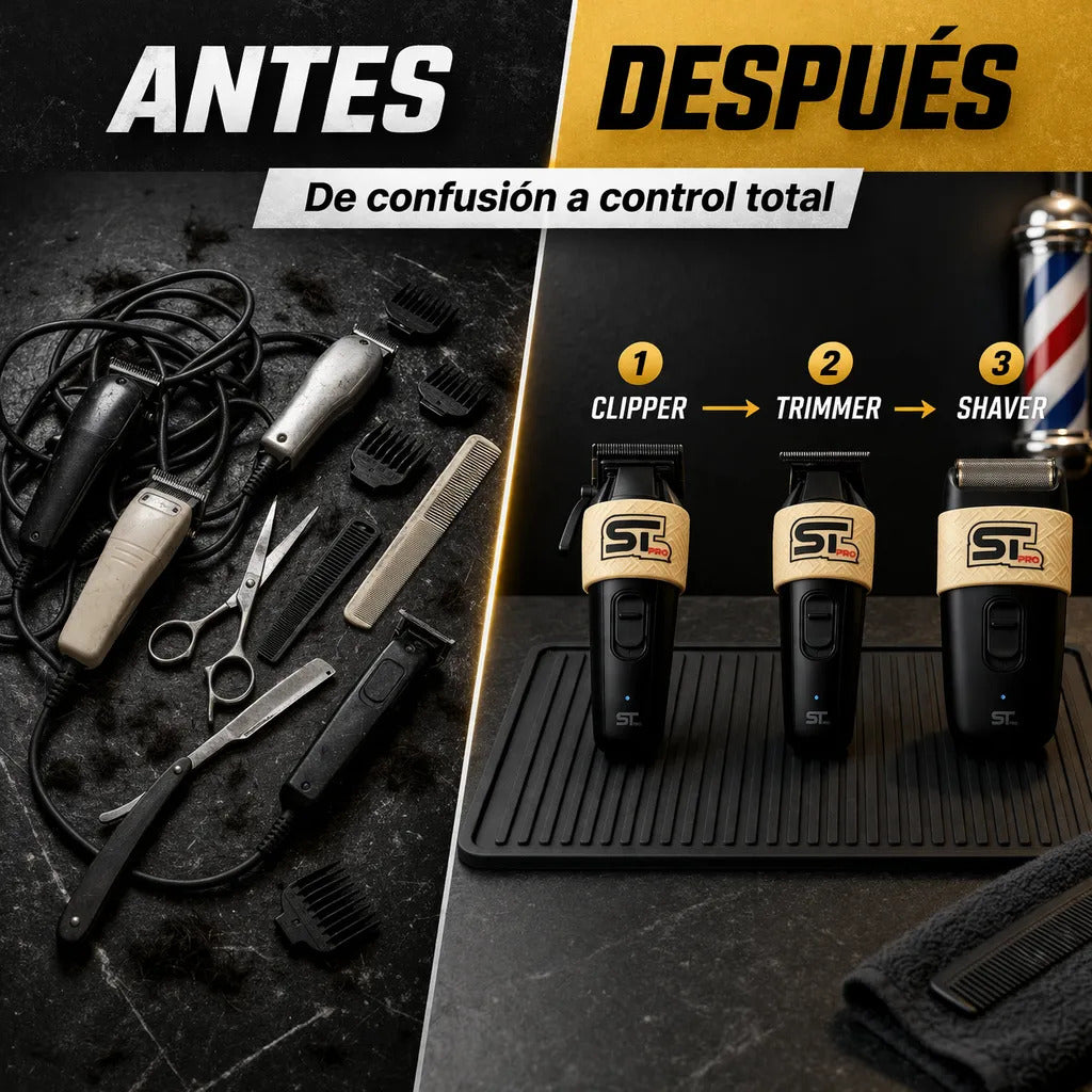 Set 5 Grip Antideslizante Maquina Barberia Mejor Agarre