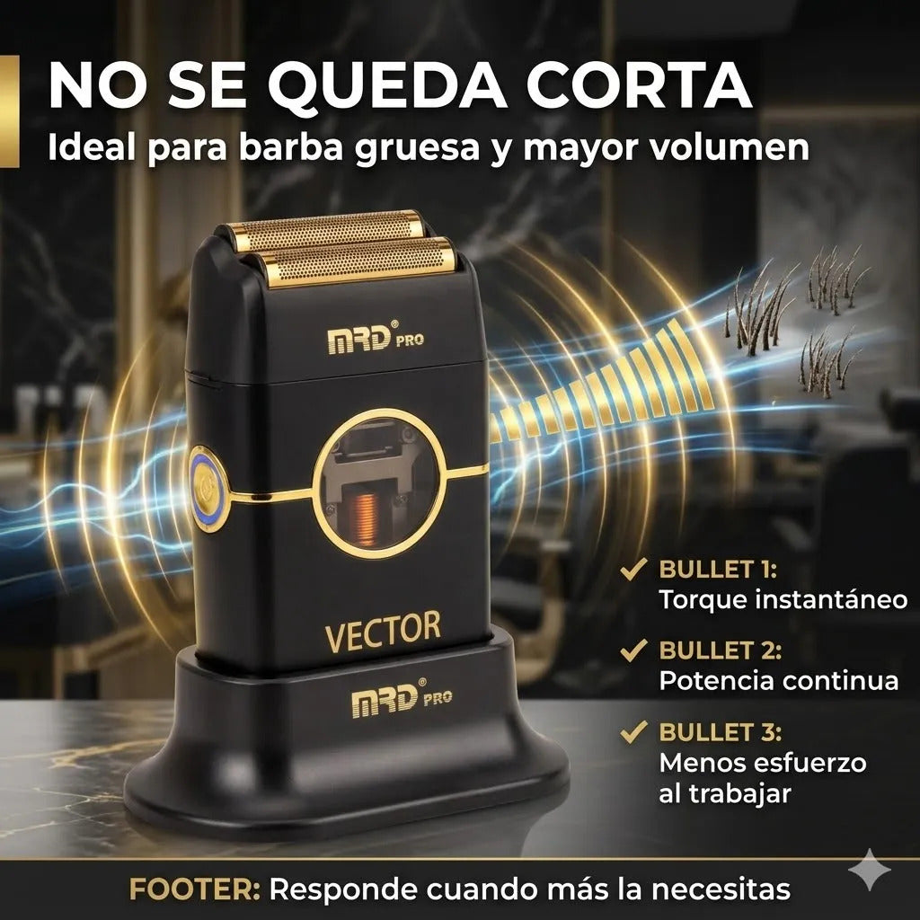 Maquina Cortar Pelo Mrd Shaver Rasuradora Vector 13.000rpm