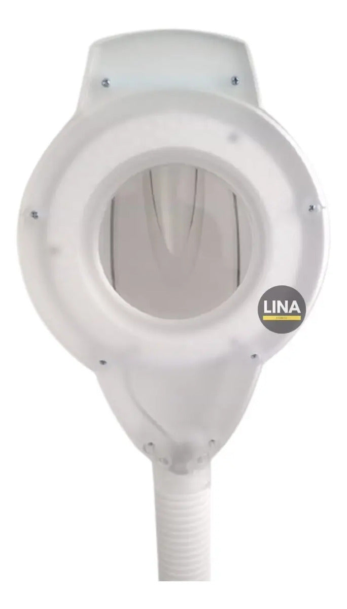 Lámpara de Pedestal con Lupa y Luz LED Profesional - Altura 1.55m