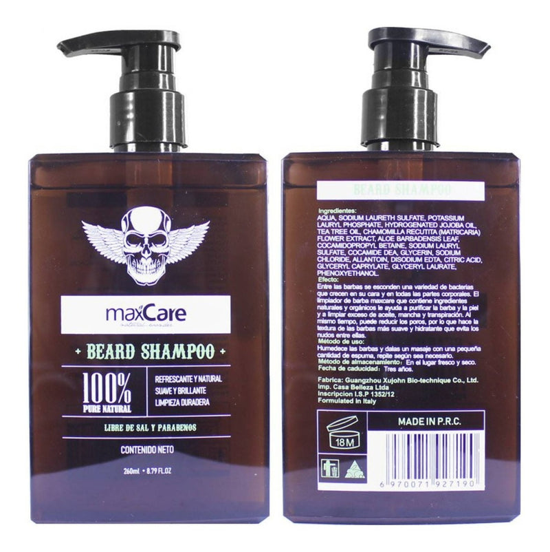 Kit de Cuidado de Barba Sevich: Shampoo + Aceite Hidratante + Bálsamo