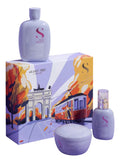 Pack Alfaparf Semi Di Lino Smooth Profesional - Shampoo, Acondicionador y Crema Disciplinante