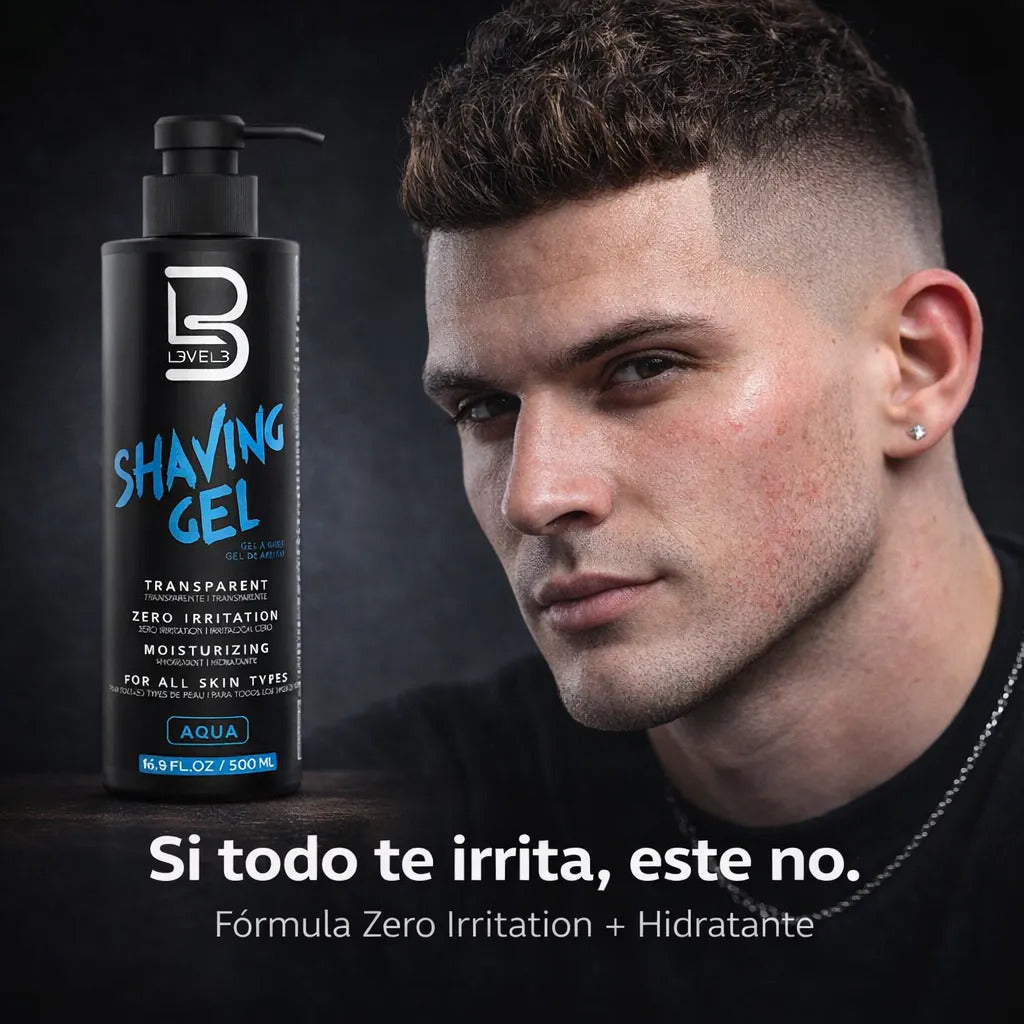 Gel De Afeitar Shaving Gel Hombre Piel Sensible Aqua 500ml
