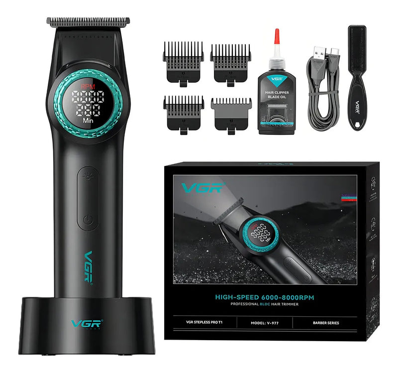 Cortadora De Pelo Profesional VGR 977 Alta Duración Batería 2500mah