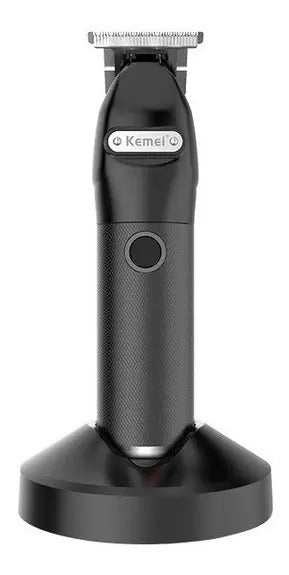 Trimmer Profesional Kemei KM-1753: Máquina Terminadora con Base de Carga