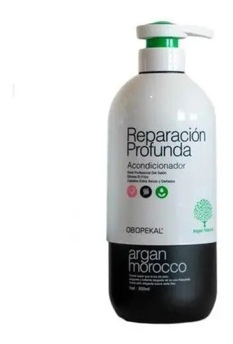 Acondicionador Argan Morocco 800ml - Reparación Profunda Profesional