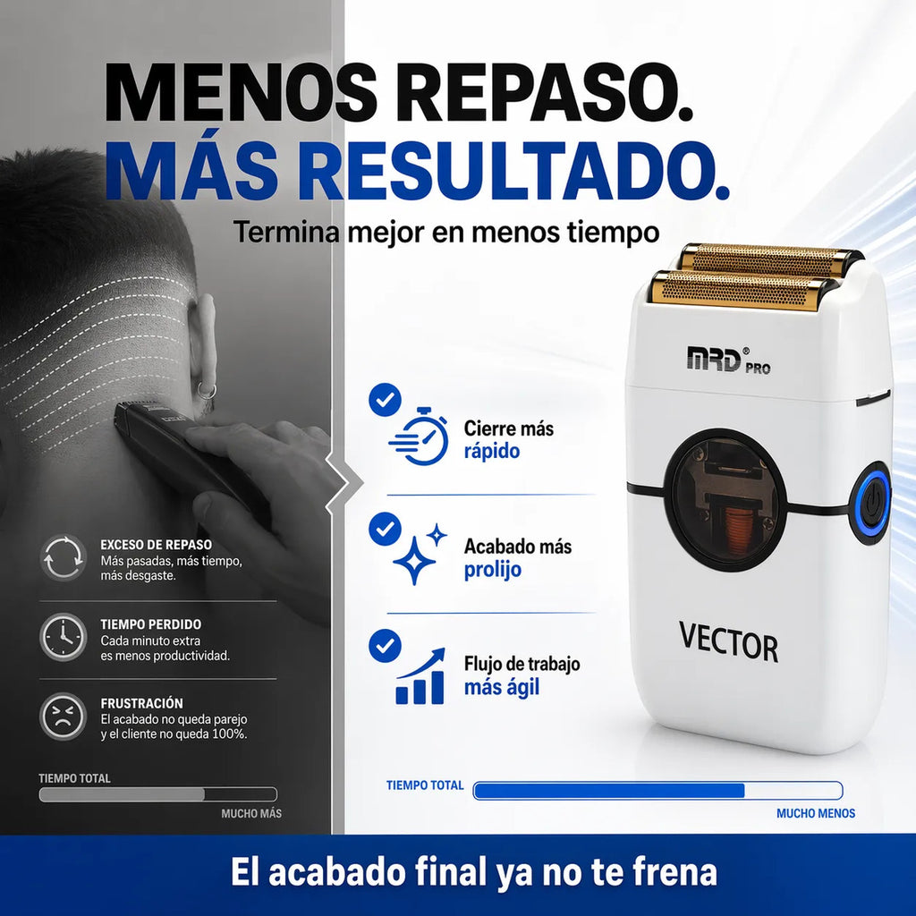Cortadora De Pelo Mrd Shaver Profesional 13.000rpm White