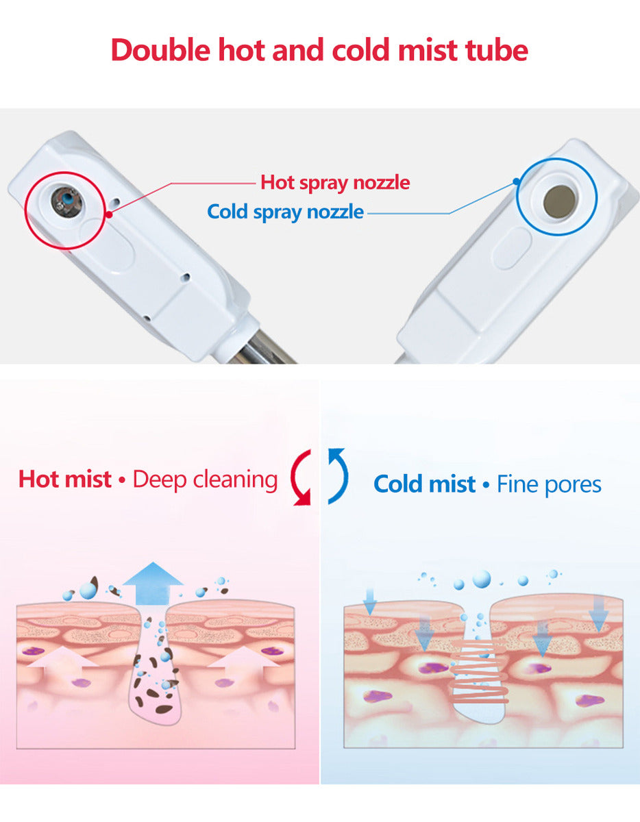 Vapor de Ozono Profesional de Pedestal - Vaporizador Facial para Barboterapia y Estética