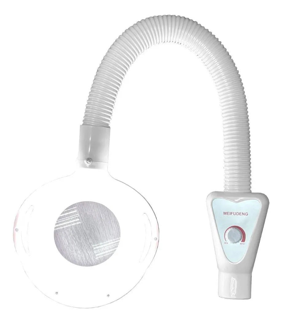 Lámpara Luz Fría Lupa Led Con Pedestal Trabajo Cómodo Altura Podologia Estetica Barberia
