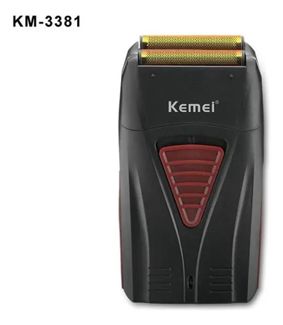 Kit Barbería Kemei: Trimmer de Precisión 2299 + Shaver Profesional 3381
