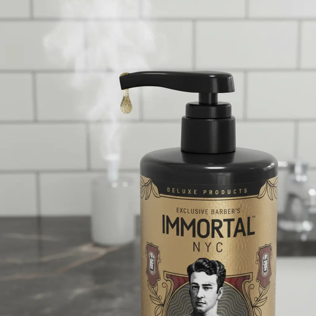 Gel de Afeitar Transparente Immortal Infuse Ultra - Afeitado de Precisión 1L