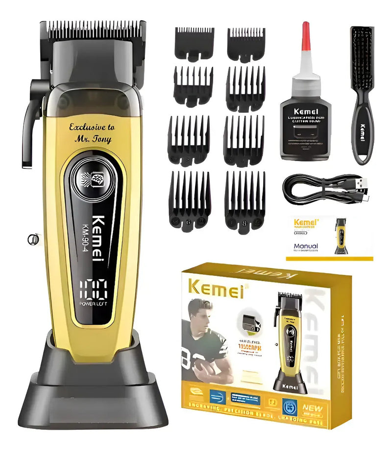 Cortadora De Pelo Profesional Kemei Km-90 Corte Preciso Dlc