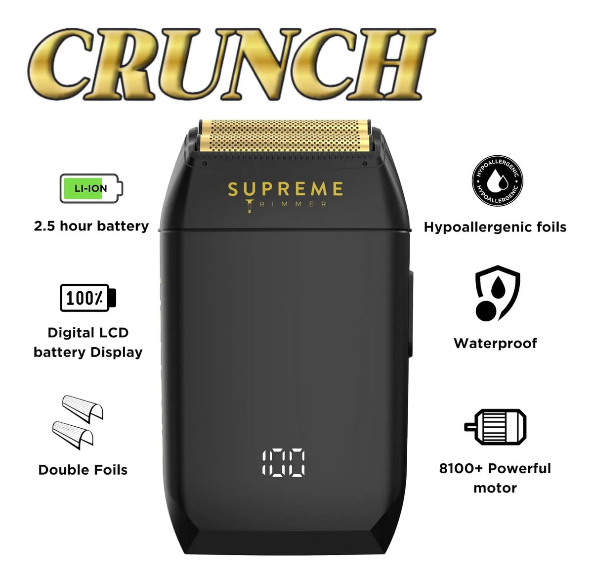 Afeitadora Profesional Supreme Trimmer Crunch STF602