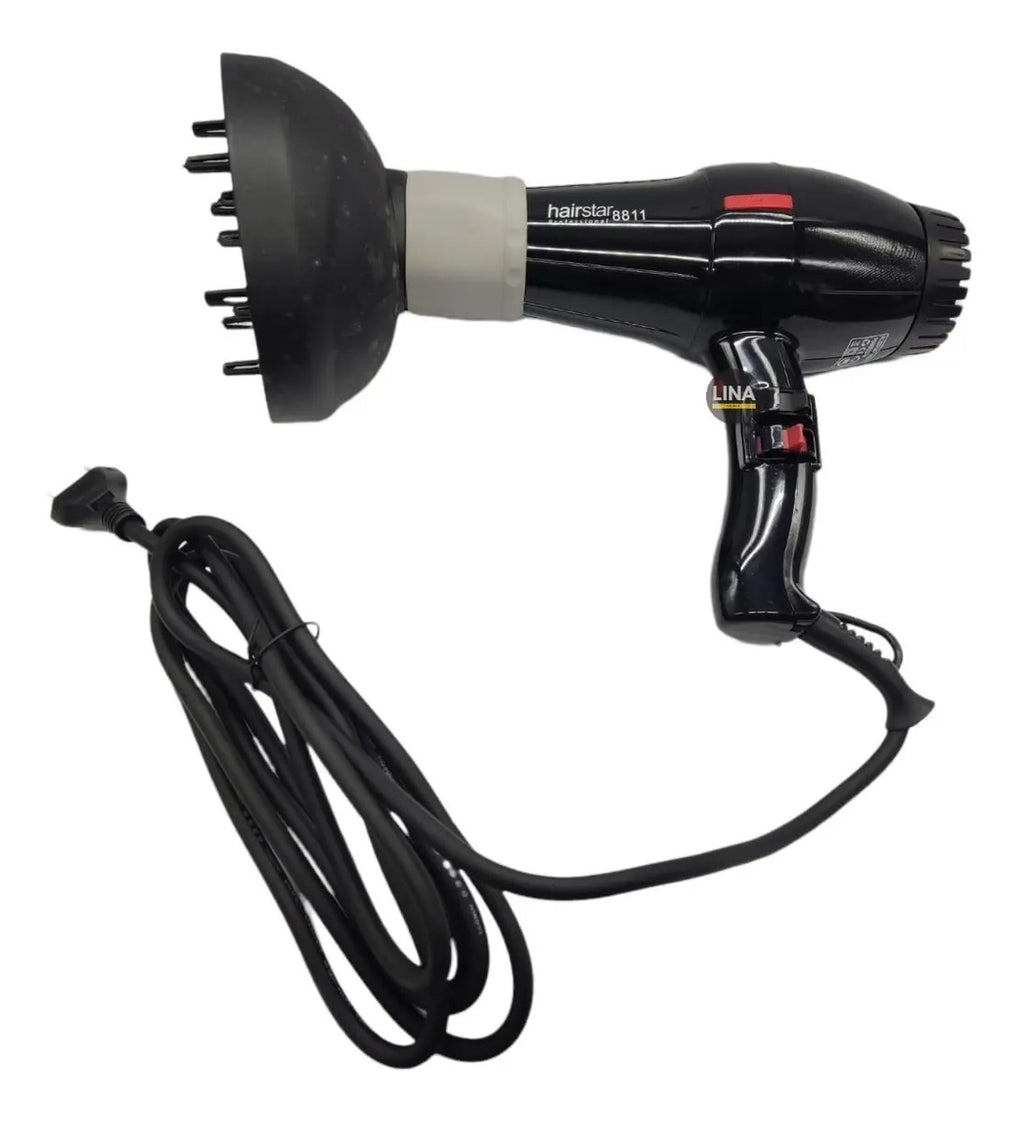 Difusor Universal Profesional para Secador de Pelo - Negro Anti-Frizz
