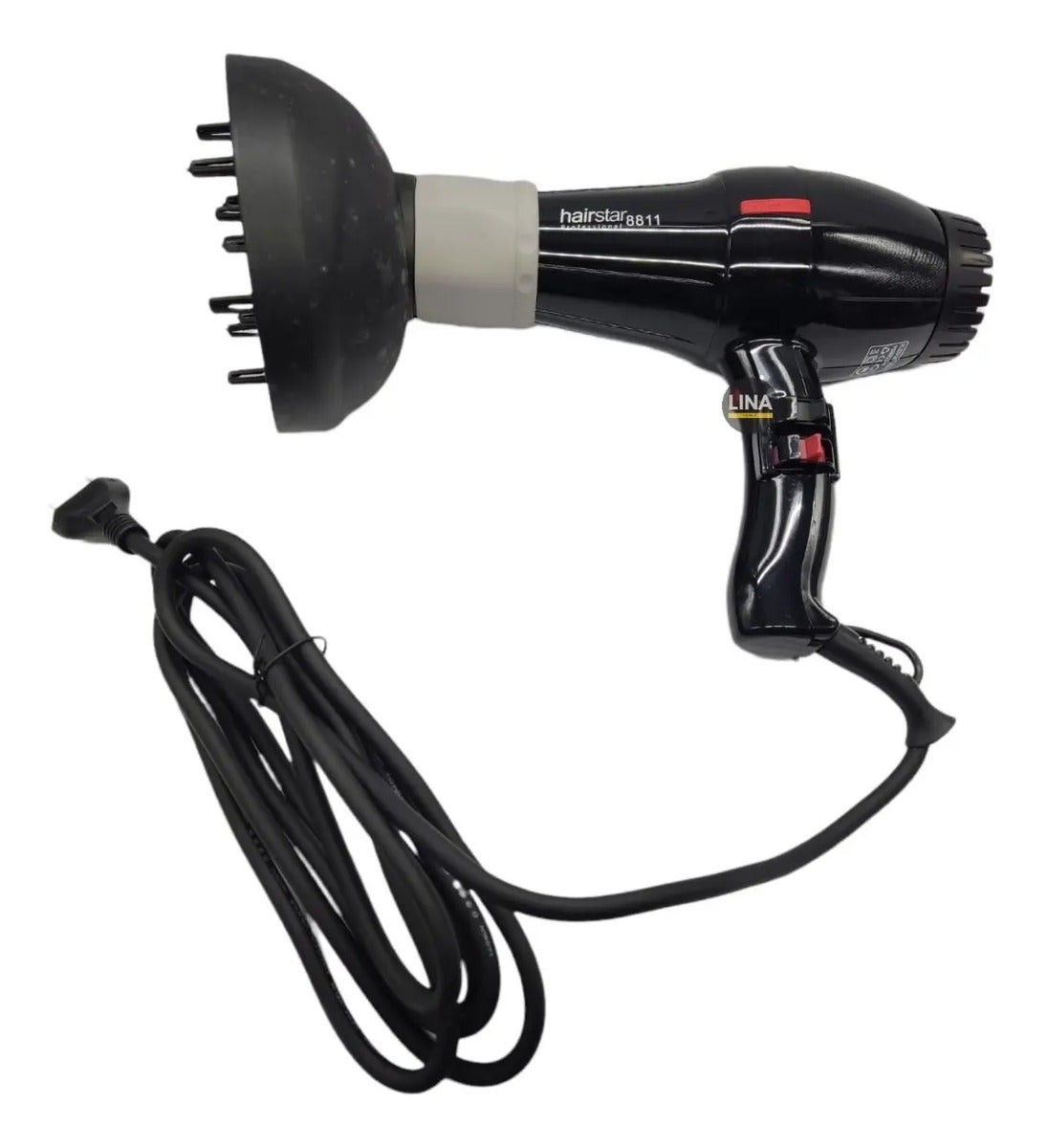 Difusor Universal Profesional para Secador de Pelo - Negro Anti-Frizz