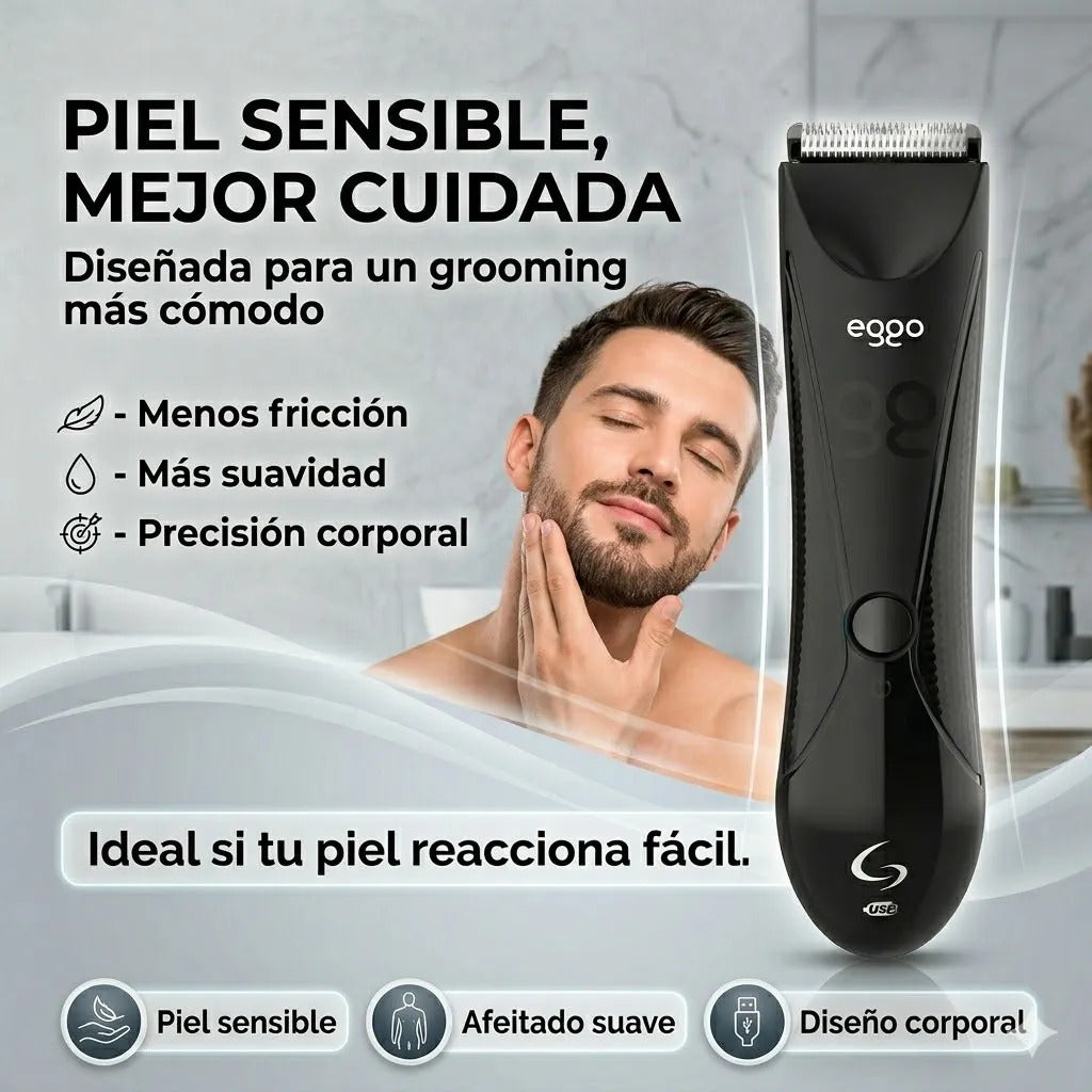 Afeitadora Corporal Gama Eggo Rasuradora Inalámbrica Usb