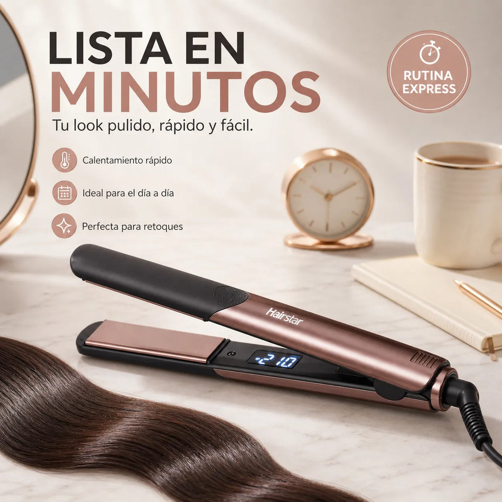 Plancha Alisadora Profesional Acabado Pulido Iron 8671