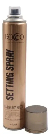 Laca Rocco Fijación Extra Fuerte 8+ Profesional - Spray 450ml Estilista