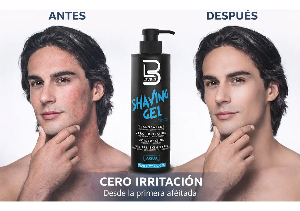 Gel De Afeitar Shaving Gel Hombre Piel Sensible Aqua 500ml
