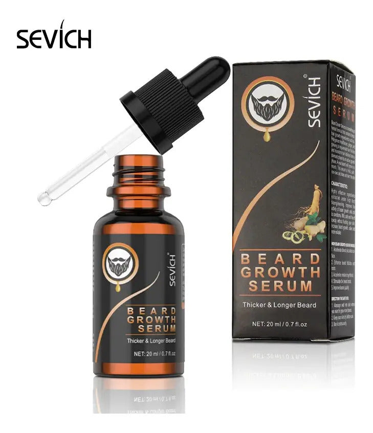 Kit de Cuidado para Barba Profesional - Aceite, Bálsamo y Cepillo de Madera