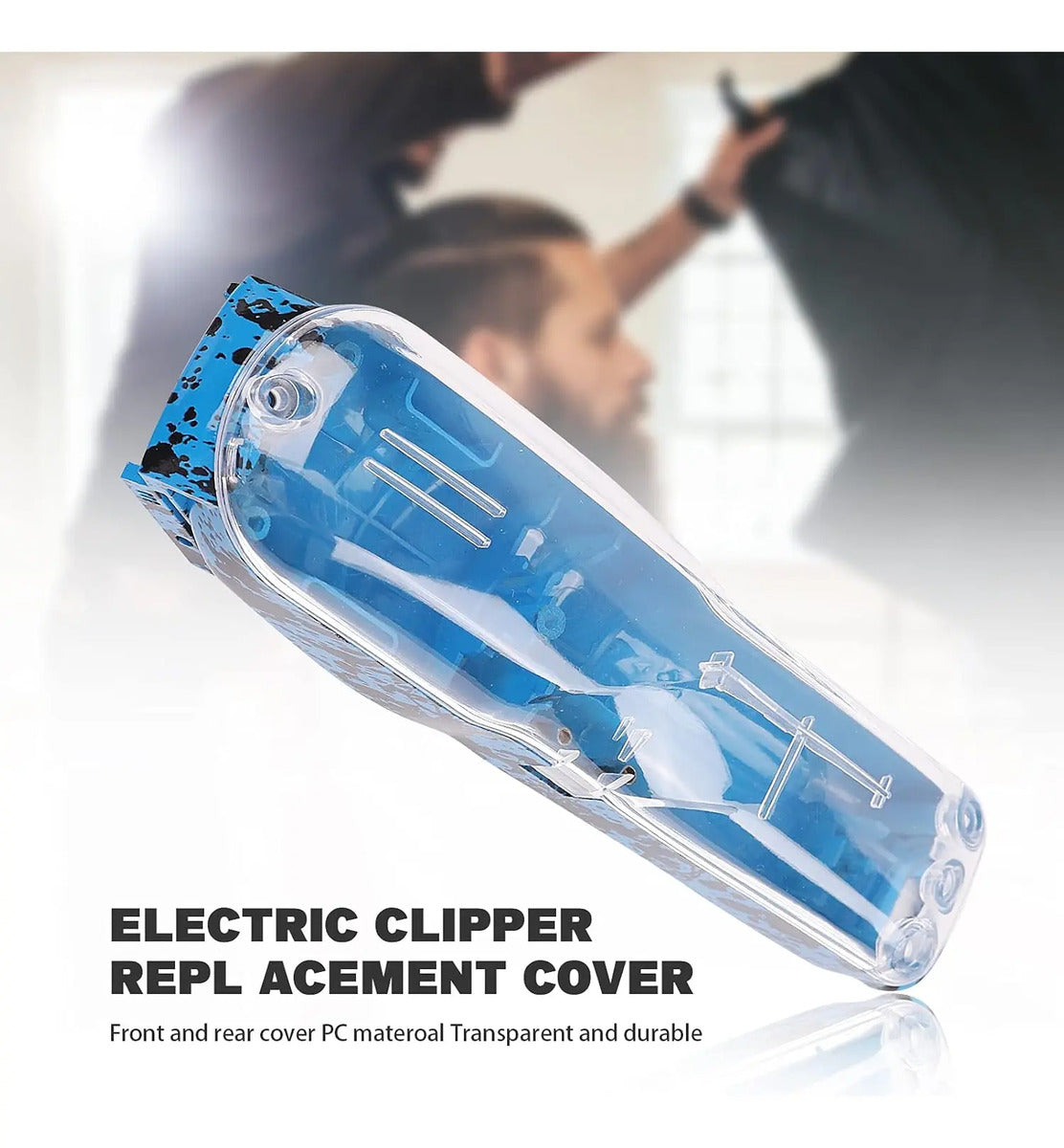 Carcasa Transparente Profesional para Wahl Magic Clip y Designer Cordless