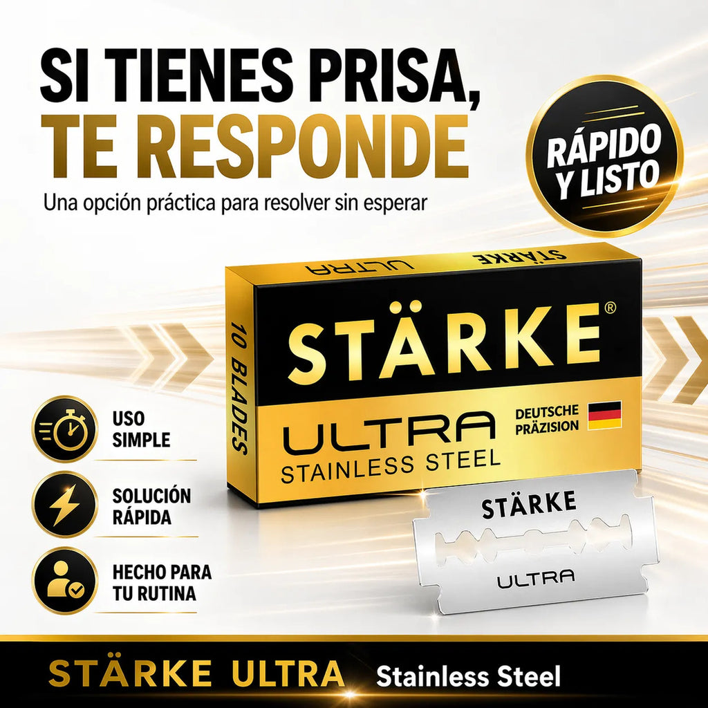 Hojillas De Afeitar Starke Ultra Cuchillas 100pcs Navajas