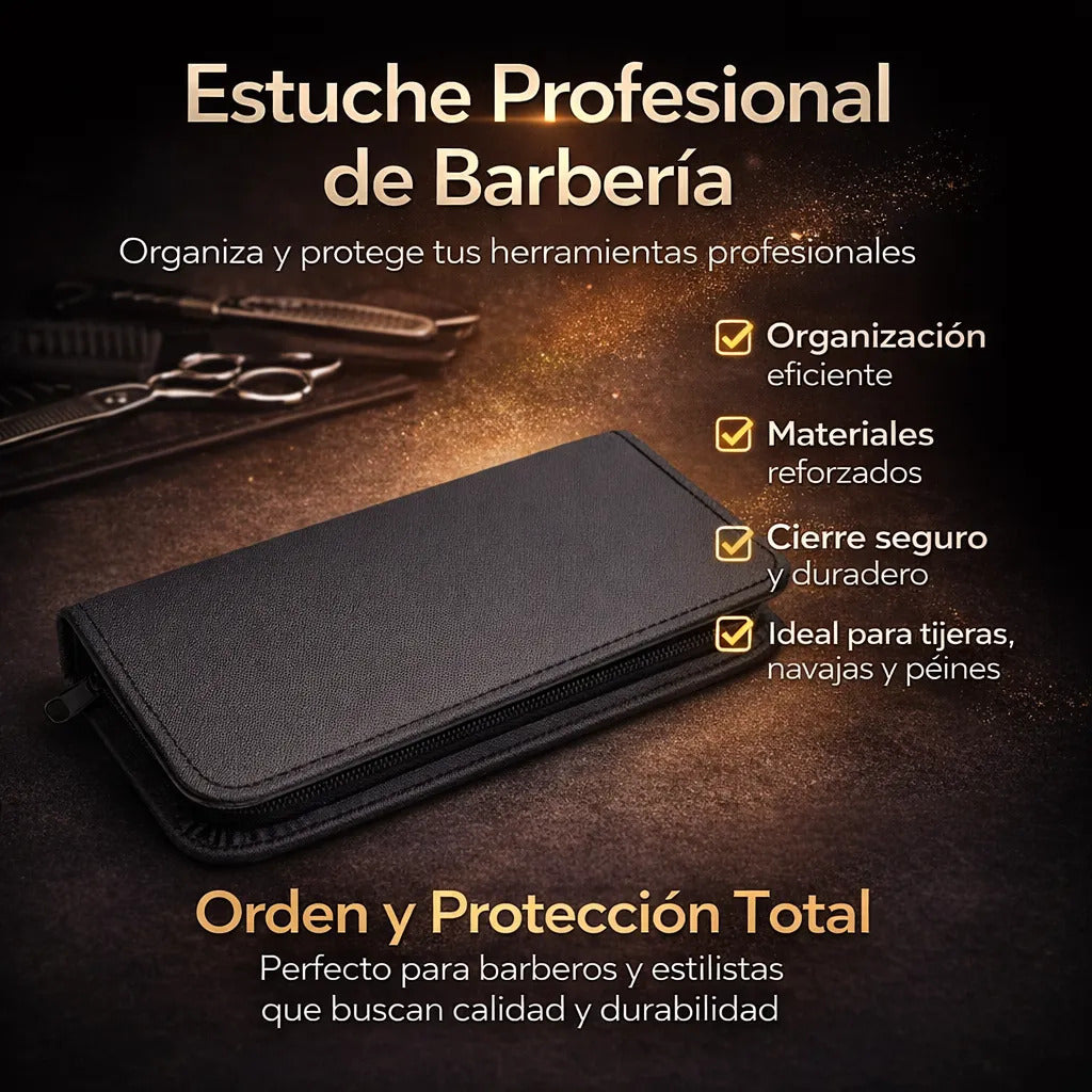 Estuche Para Tijeras De Peluquería Organizador Con Cierre Obopekal