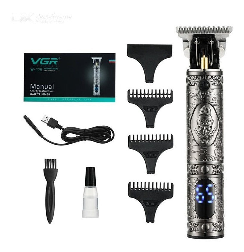 Trimmer Perfiladora Inalámbrica Profesional USB Recargable Hoja en T