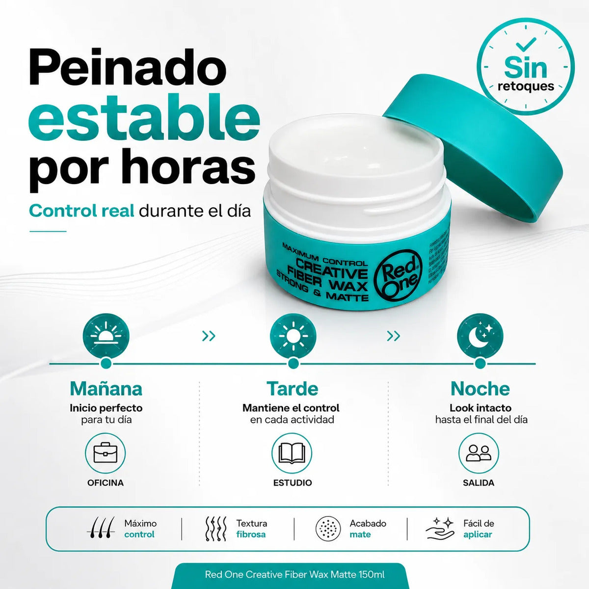 Cera Peinar Fijación Fuerte Look Mate Maximum Control 150ml